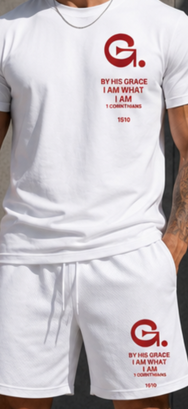 1 Corinthians 15:10 Summer Short Set