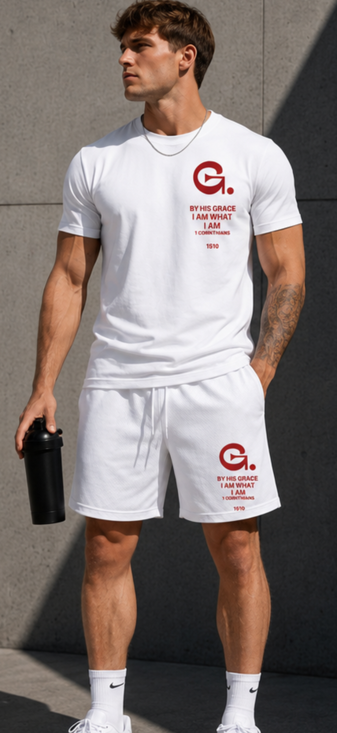 1 Corinthians 15:10 Summer Short Set